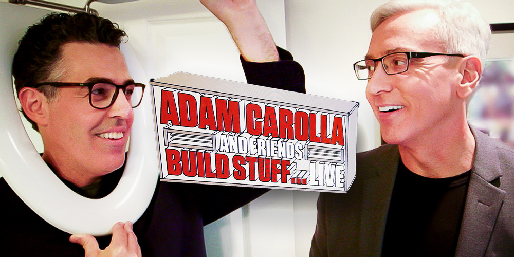 Adam Carolla and Dr. Drew Pinsky Build Stuff Live on Spike!