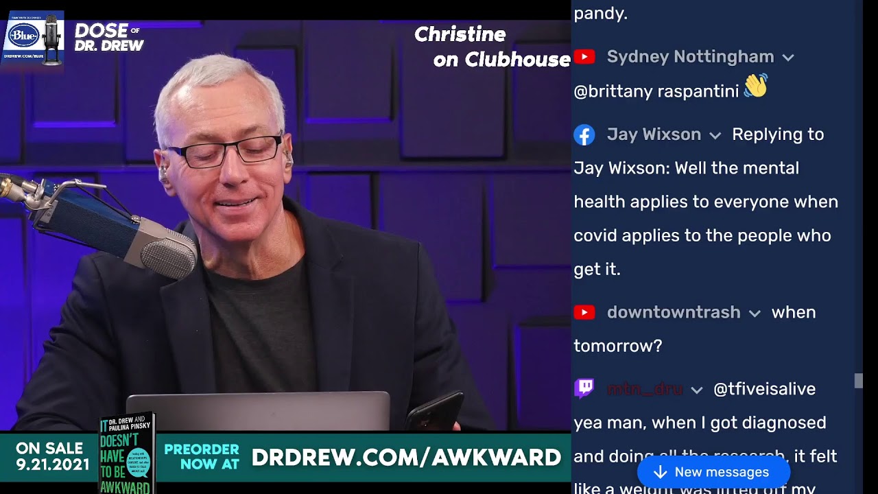 Dose Of Dr. Drew Takes Clubhouse Questions LIVE NOW!