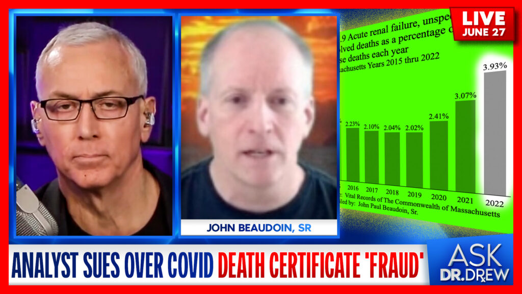 COVID Death Certificates “Fraudulently Omitted” mRNA Vaccine Reactions, Says Data Analyst John Beaudoin, Sr. in Lawsuits – Ask Dr. Drew