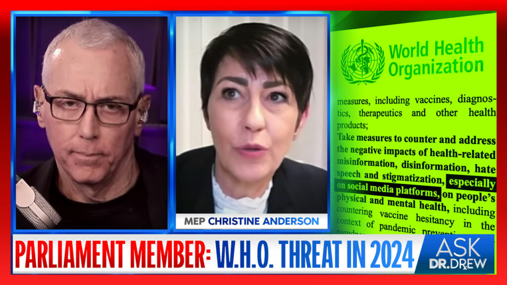 Parliament Member Christine Anderson Warns Of Existential Threat from WHO In May 2024