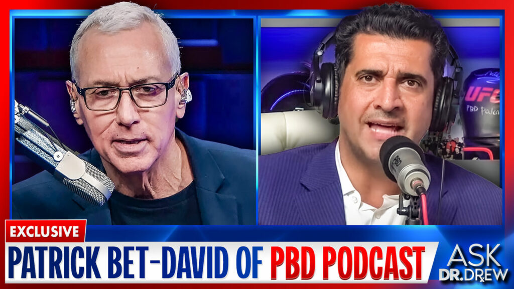 Patrick Bet-David (PBD) with Dr. Drew Pinsky in 2024