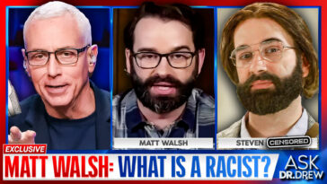 Matt Walsh and Dr Drew Pinsky in 2024